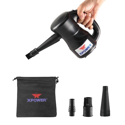 XPOWER A-3B Cyber Duster Cordless Air Blower Rechargeable Dryer Air Pump 90CFM