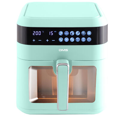 DMS  7L Heißluftfritteuse Fritteuse Heißluft Airfryer Digitale Edelstahl XXL