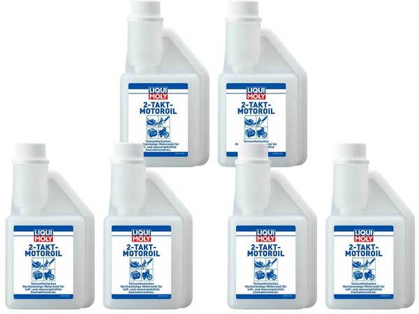 6X Original Liqui Moly 250Ml 2-Takt-Motoroil MotoröL MotorenöL 2T 1051-image