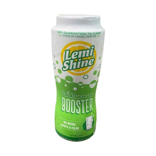 Lemi Shine Dish Detergent Booster, Gets Rid of Hard Water Spots, 24 oz