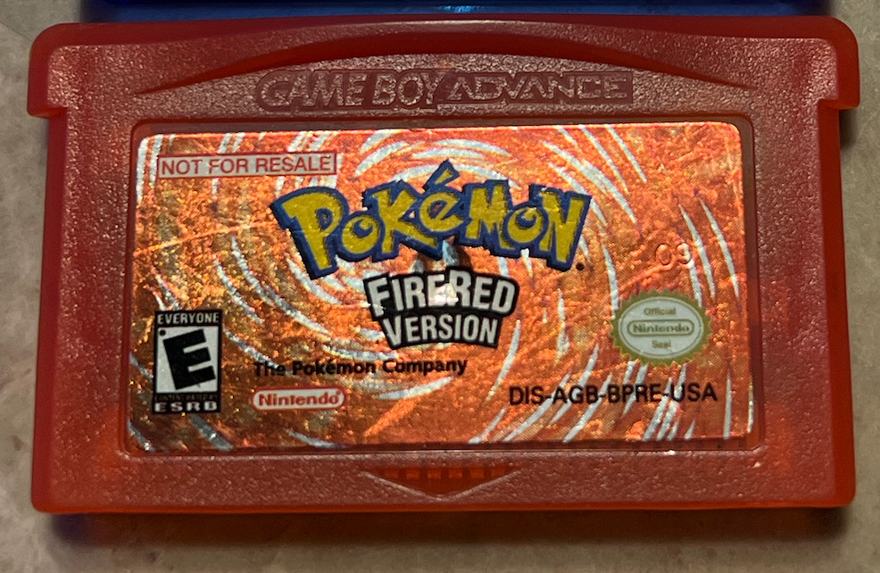 Pokemon: FireRed Version NFR Not For Resale (Nintendo Game Boy Advance, 2004)