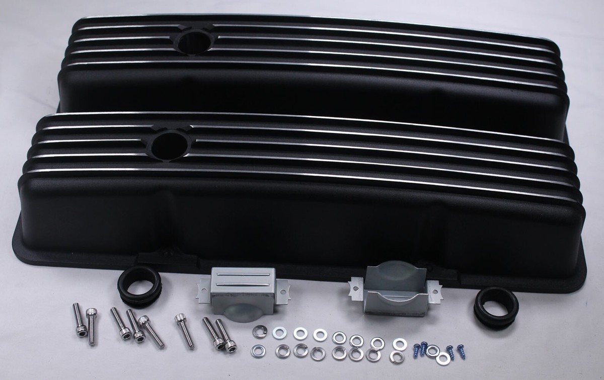1958-1979 Small Block Chevy SBC 350 400 Tall Black Finned