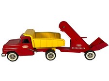 Vintage 1960  s Tonka Dump Truck W/ Sand Loader Conveyor Original EXCELLENT  