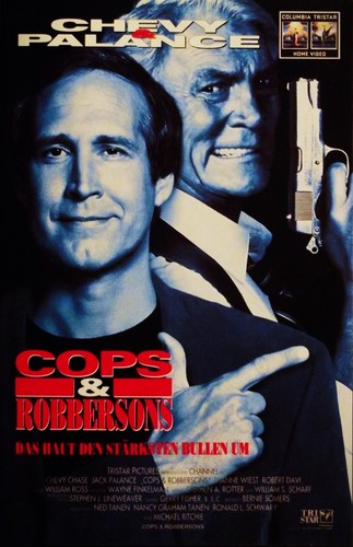 Cops & Robbersons * ERSTAUFLAGE ~ großes Cover * Chevy Chase * Jack Palance