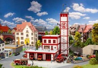 Faller 130159 Modern Fire Station 1:87 H0 Gauge # New In Ovp #
