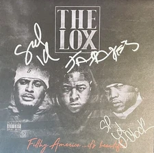 THE LOX Autographed Signed Vinyl Filthy America Sheek/Styles P/Jadakiss Beckett