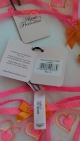 AGENT PROVOCATEUR PERDIA BRA 34C/D 36C/D/DD/E & 3 MEDIUM SUSPENDER & THONG BNWT