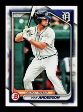 Max Anderson 2024 Bowman Prospects #BP-128 Detroit Tigers