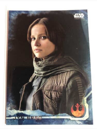 2016 Topps Star Wars: Rogue One Series 1 Blue Squad #1 Jyn Erso  - Photo 1 sur 6