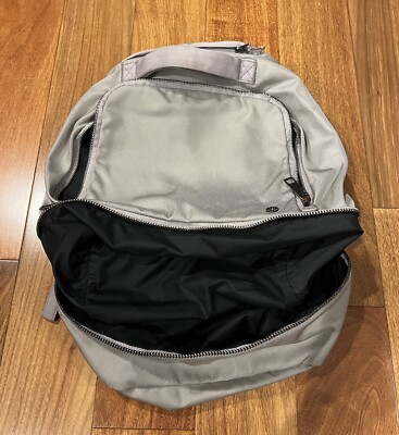 Lululemon City Adventurer Gray Backpack OS 20L Women's Lululemon City Adventurer Gray Backpack OS 20L Women's