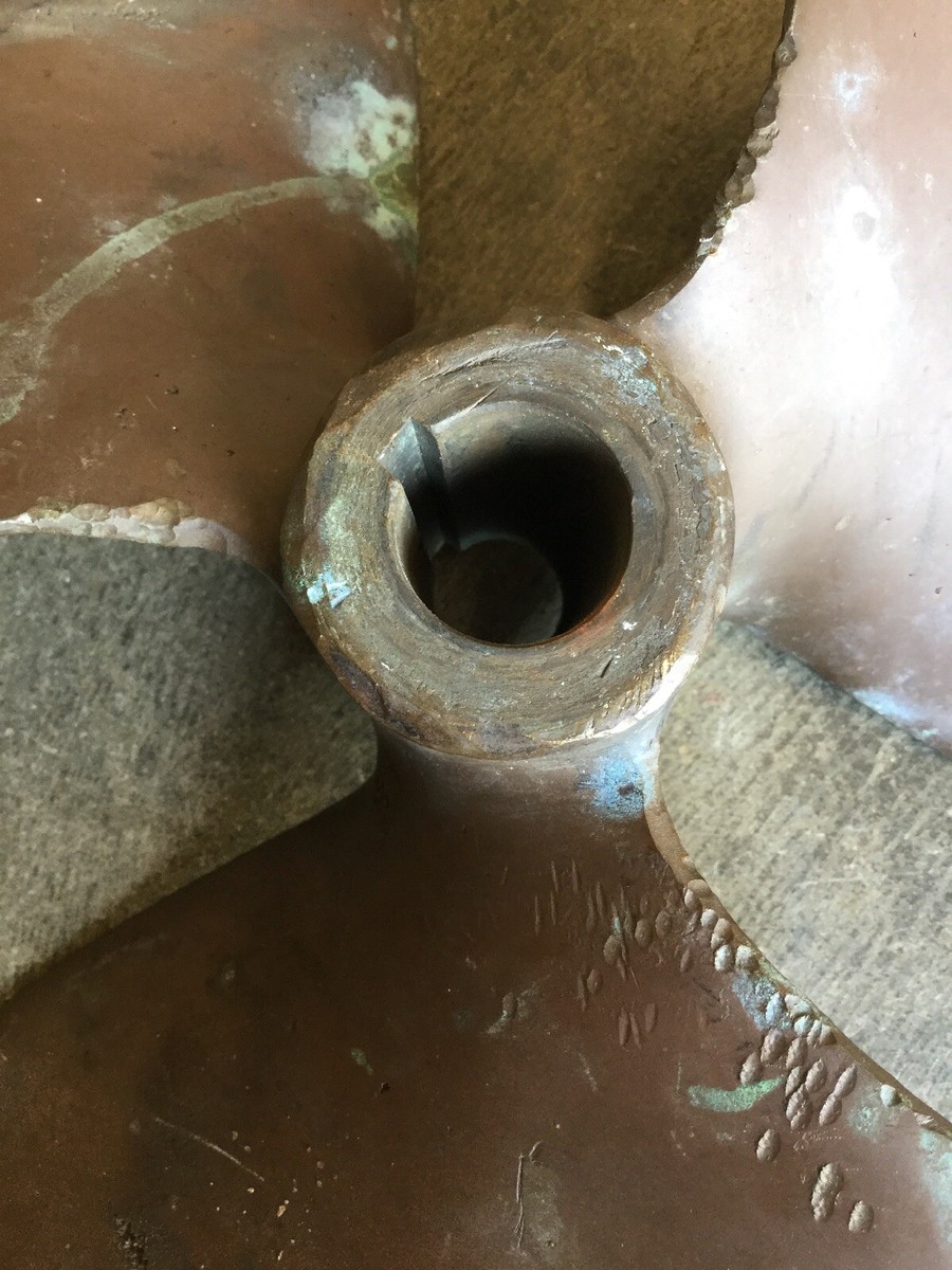 真鍮　プロペラ 13” Diameter Brass? Copper? Boat Propeller, 3/4” To 1” CH