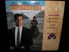 Laserdisc Thunderheart 1992 Val Kilmer, Sam Sheppard, Graham Greene