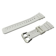 Genuine Casio Watch Strap White 10682317 Replacement Part for GW-5000HS-7
