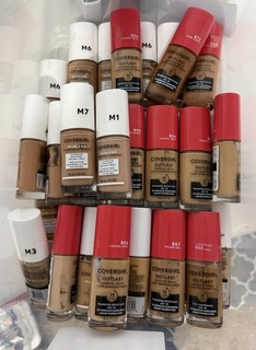 Huge Reseller Lot Of Covergirl Foundation Makeup 25 Assorted Shades