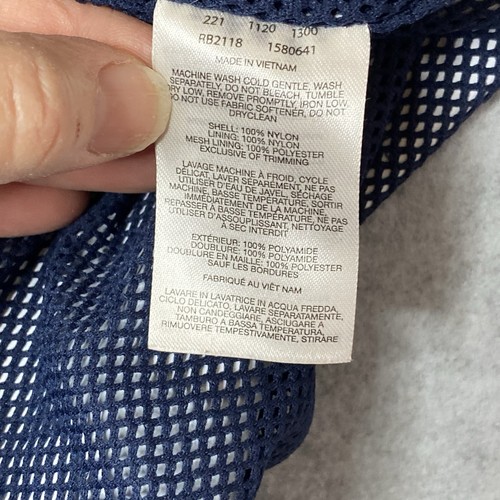 COLUMBIA KIDS SZ XXS 4/5 WINDBREAKER HOODIE JACKET BLUE ZIPS - Picture 12 of 14