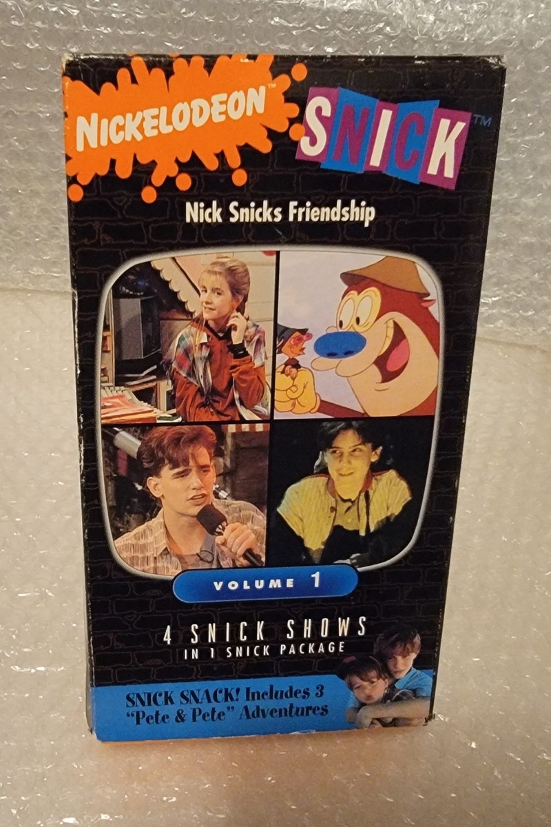 Nickelodeon Snick - V. 1 - Nick Snicks Friendship (VHS, 1993