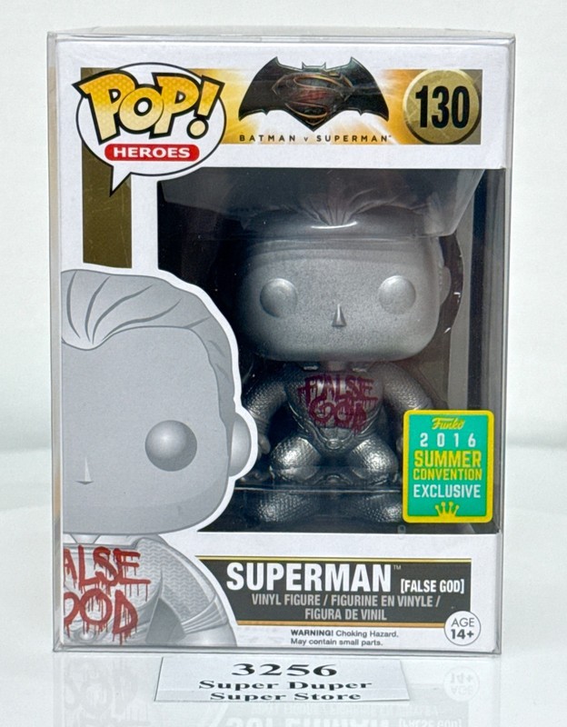 Funko Pop! - Batman v Superman - False God Statue - # 130 Summer 2016 Convention