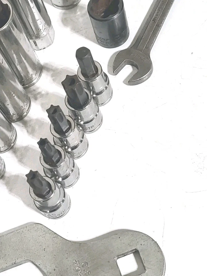 BLUE POINT by SNAP ON 25 Piece 3/8" Dr Socket Sets Wrench USA MADE TOOLS. - Image 3 of 4