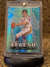 2024 Leaf Electrum - Legends Fran Tarkenton #42 Platinum Sparkle /6