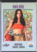 Nika Muhl Short Print only 201 made! 2025 Leaf METAL Sports Illustrated Kids