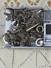 LOT OF CLEAN STERLING SILVER JEWELRY/PARTS FOR SCRAP, BEADS, PARTS 76.5 Grams — photo 3