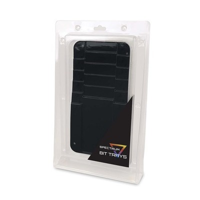 Spectrum Bit Trays - Black Silicone Folding Trays for Board Game Organization