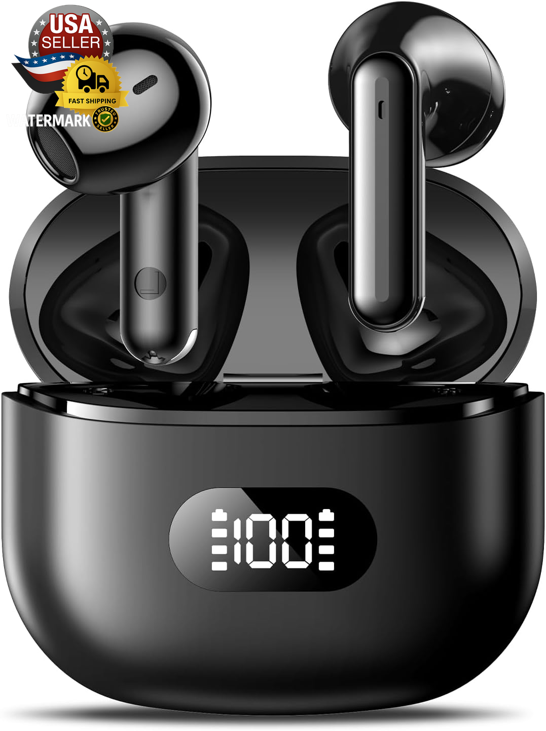 Wireless Bluetooth Earbuds with Immersive Surround Sound & Touch Controls-image