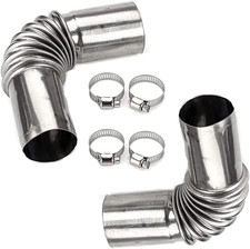 25mm Diesel Heater Exhaust Pipe Elbow With Windproof Cap Air Diesel Heater 2 Set 25mm Diesel Heater Exhaust Pipe Elbow With Windproof Cap Air Diesel Heater 2 Set