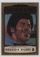 1999 Donruss All-Time Gridiron Kings 984/1000 Earl Campbell #AGK3 HOF hg6