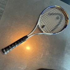 HEAD TI Smash Tennis Racquet Titanium Silver Blue