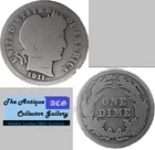 Antique 1911⌛US Philadelphia Mint Silver Barber Dime🪙Antique🪙