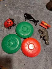 Cereal Toys 3 Coco Puff Saucers Weiner Whistle Capn Crunch Orca Tonka beetle 1