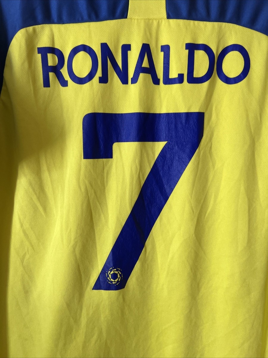 Al Nassr Shurfah Christian Ronaldo 7 Replica Jersey | Mens XL | eBay