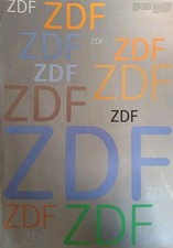 1973 ZDF FERNSEHEN A1 Plakat OTL AICHER HfG Ulm Design 70er graphic Poster