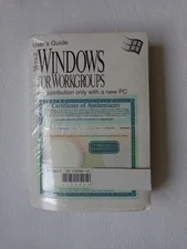 Microsoft Windows for Workgroups Version 3.11 3.5” Floppy Disks Black