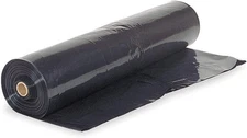 Poly Cover - 6 Mil Black Plastic Sheeting 10' x 100' Black - FREE SHIPPING