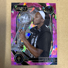 Pink Cracked Ice Jackie Young Las Vegas Aces Courtside