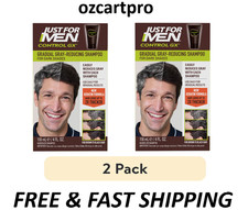 Just For Men Control GX Grey Reducing Shampoo,Gradually Colors Hair, 2 Pk of 4oz