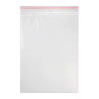 Minigrip Mgrl4p0810 Reclosable Bag, Zip Seal, 10 In L, 8 In W, 4 Mil Thick, Low