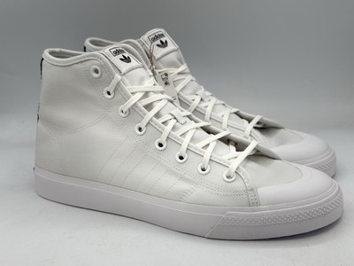 adidas Nizza Hi White Black Sneakers GV7607 Men s Size 13