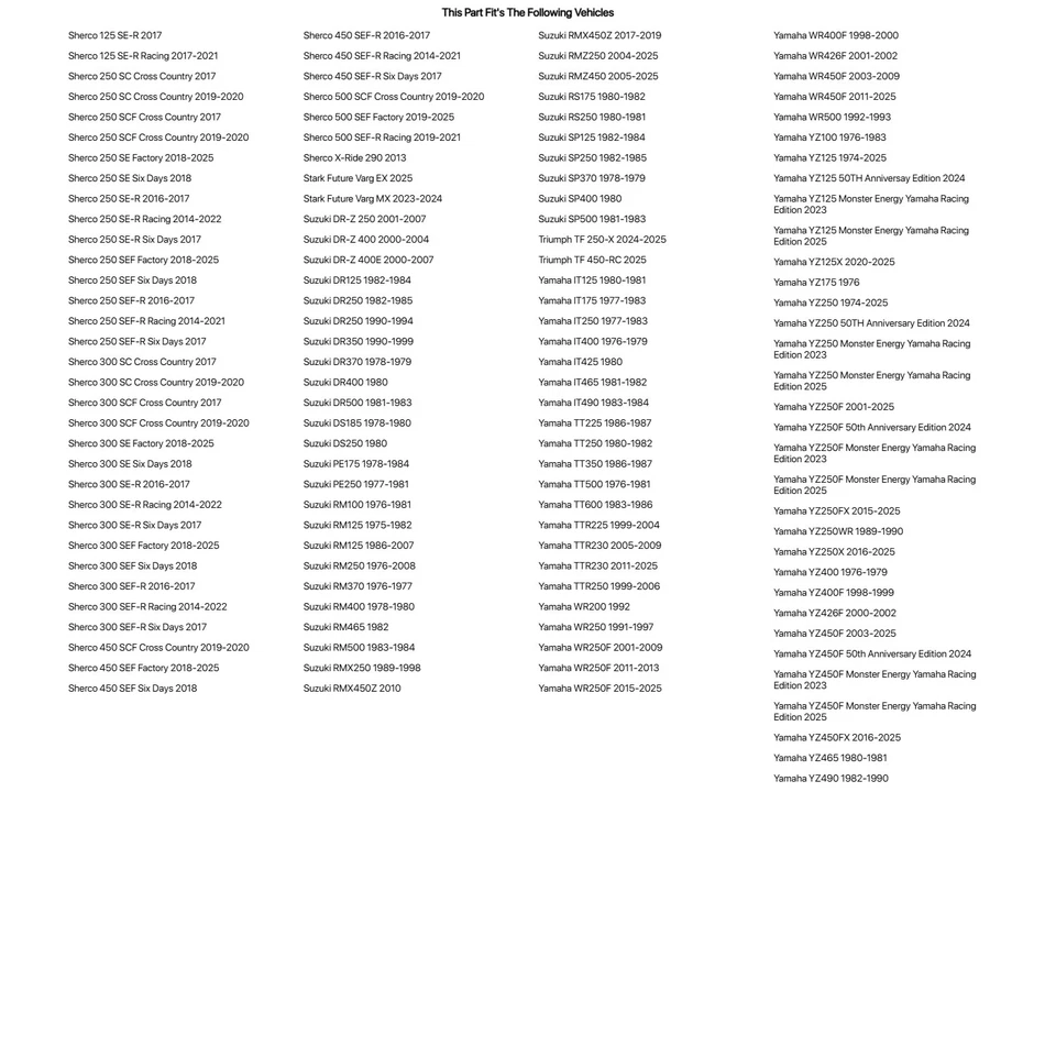 Tusk EMEX T-35® Soft/Intermediate Terrain Tire 80/100x21 For YAMAHA WR450F - Imagem 4 de 4