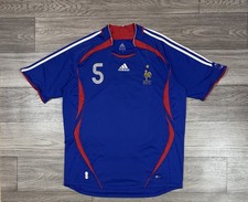 France 2006 2007 #5 Home Football Jersey Soccer Shirt Adidas Size XL 740126