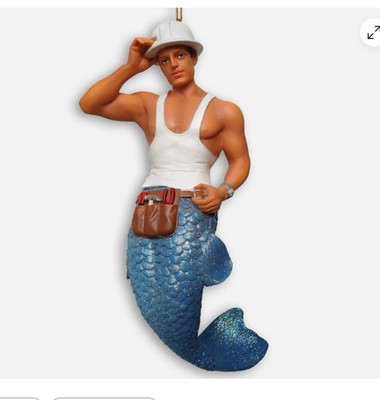 DecemberDiamonds Jack Hammer-Merman Retired 2007 Ornament + Original Box