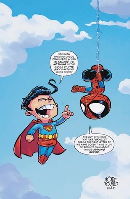 MARVEL/DC: SPIDER-MAN/SUPERMAN #1 SKOTTIE YOUNG VIRGIN VARIANT (MARVEL 2026)