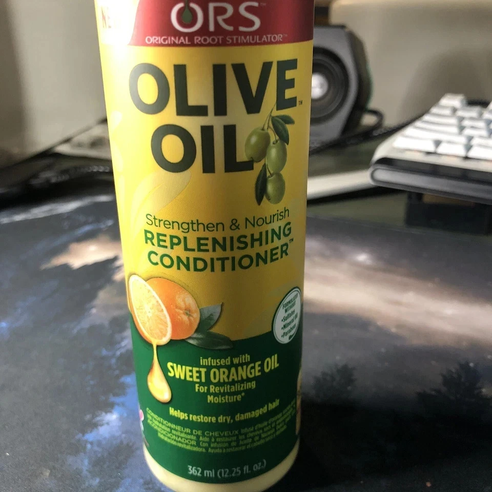 ORS Olive Oil Strengthen & Nourish Replenishing Cond. Sweet Orange Oil 12.25 oz - Image 3 of 4