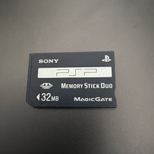 Genuine Sony 32mb Sony PSP Memory Stick Pro Duo Memory Card - Tested Works