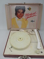 Vintage 1984 Michael Jackson Vanity Fair Portable Record Player SEE NOTES
