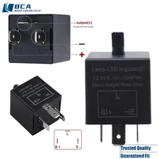 12V 3Pin Electronic Car Flasher Relay Fix LED Light Turn Signal Hyper CF13 JL-02