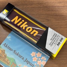 Nikon AN-6W Wide Neck Strap Genuine Wine red for SLR DSLR Camera brands New