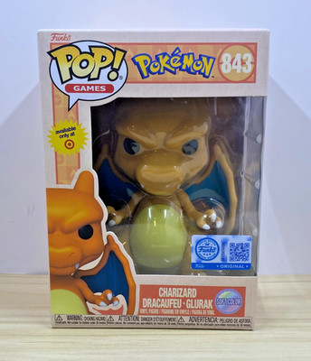 Funko Pop! Games #843 Pokemon - Charizard (Soft Color) Target Exclusive